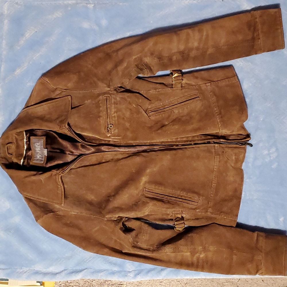 Retro Wilson's Women's Leather Suede Jacket Rare Find Size S